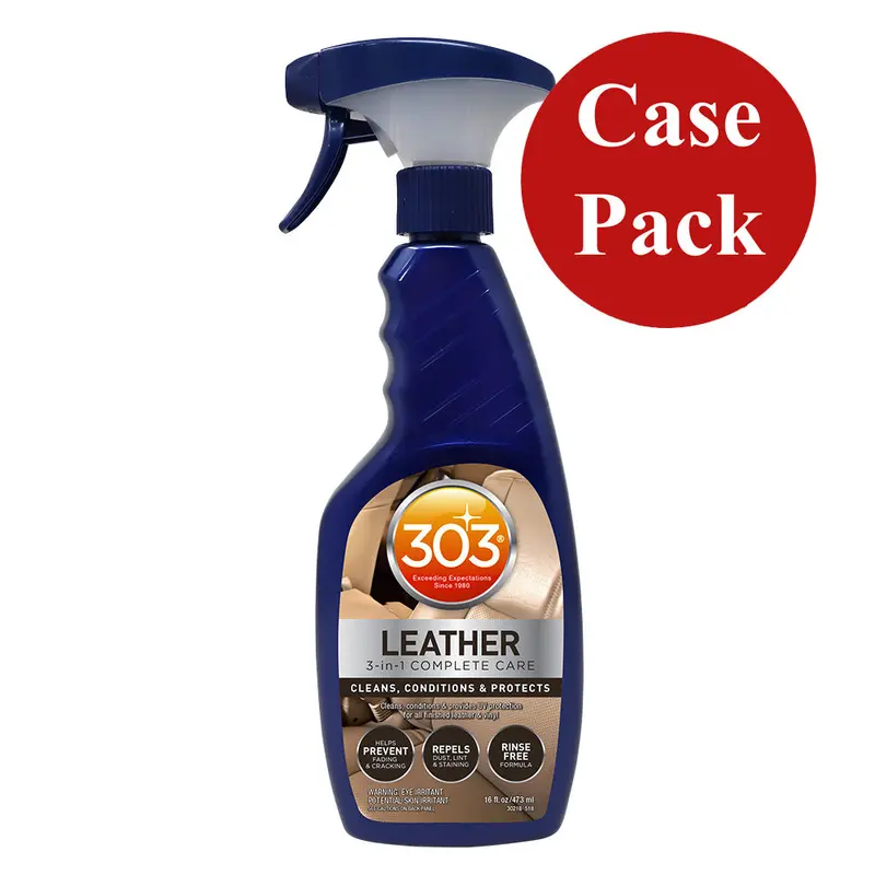 303 Automotive Leather 3-In-1 Care – Case Of Six 16 Oz Units [30218Case] 1