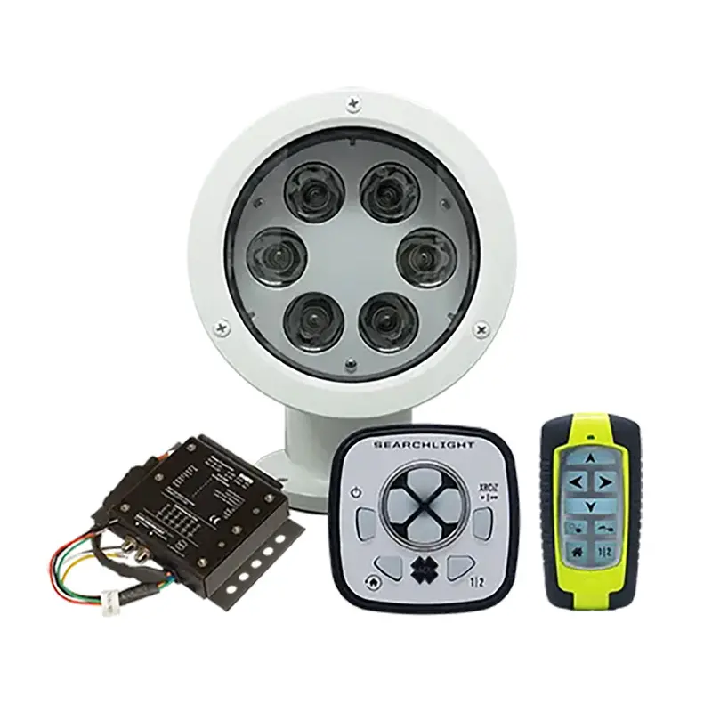Acr Rcl-50 Led White Searchlight Package – With Wired Point Pad, Master Controller & Remote 1