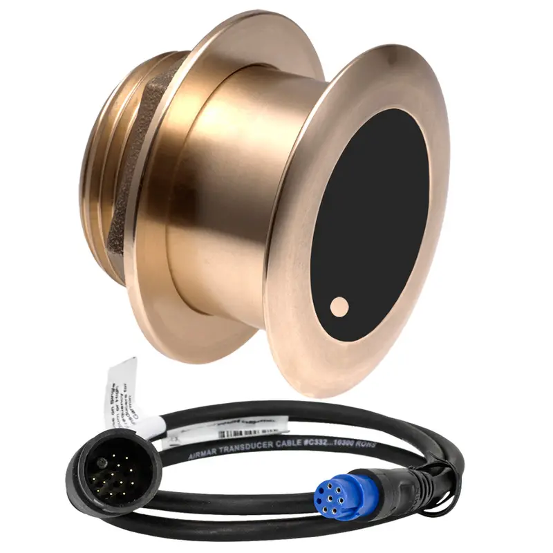 Airmar B175Mw Medium-Ultra-Wide Transducer – 1 Kw, 20° Chirp, Thru-Hull Compatible With 8-Pin Garmin Devices [B175C-20-Mw-8G] 1