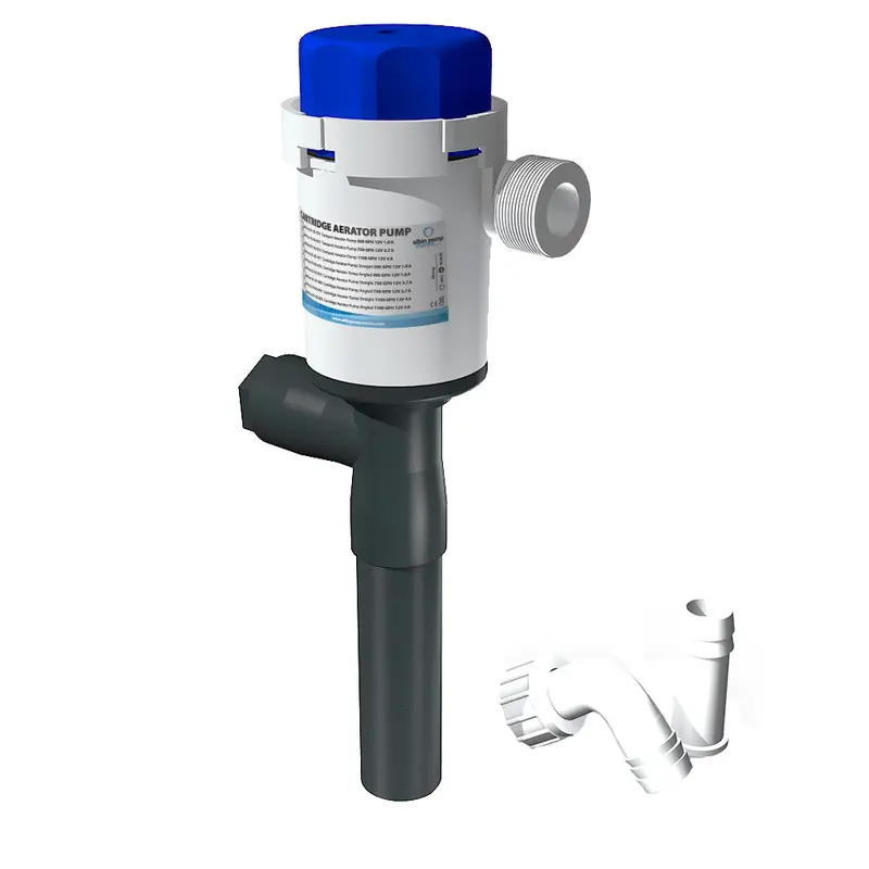 Albin Group 1100 Gph Cartridge-Style 12V Aerator Pump – Straight Discharge 1