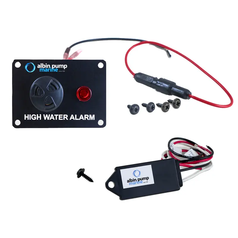 Albin Group Digital High-Water Alarm – 12V Marine Alert System (01-69-041) 1