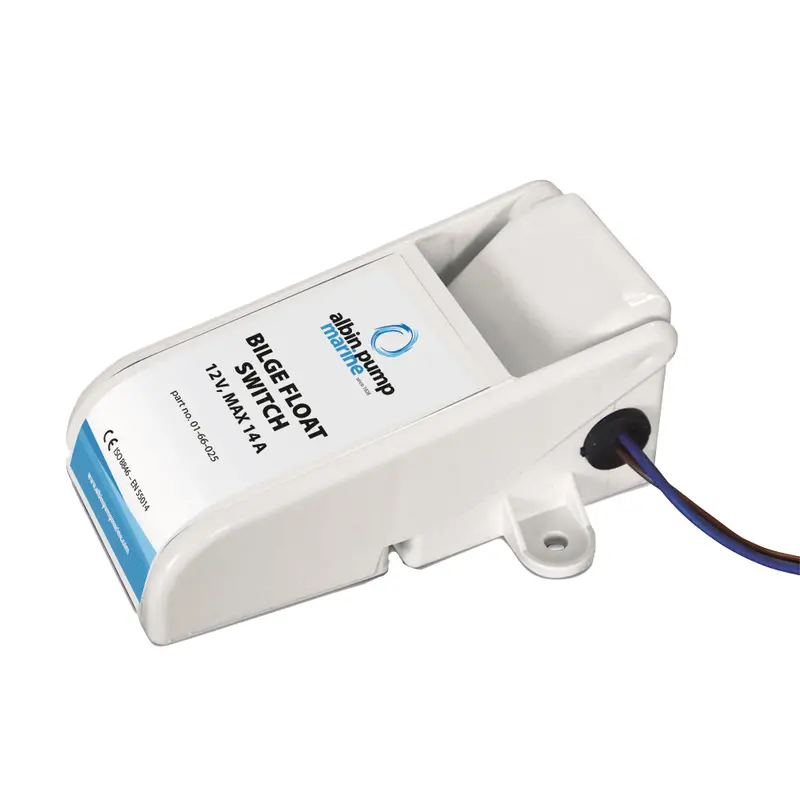 Albin Group Multi-Voltage Bilge Float Switch – Compatible With 12V/24V/30V Systems (01-66-025) 1