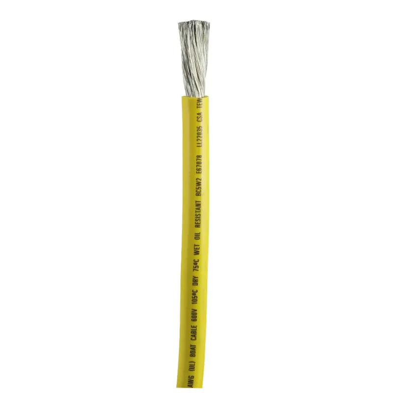 Ancor 1/0 Awg Yellow Marine Battery Cable – Sold Per Foot [1169-Ft] 1