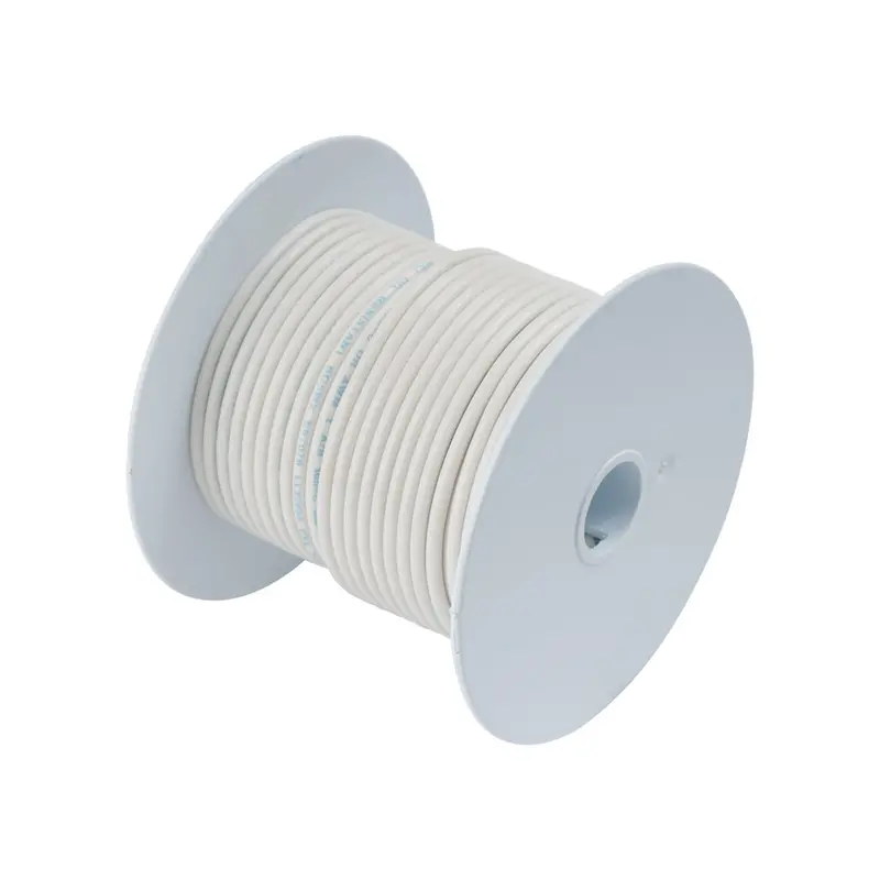Ancor 12 Awg Tinned Copper Wire – White, 100-Foot Spool (Part #106910) 1