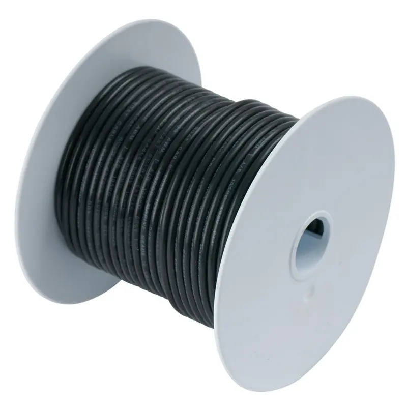 Ancor 14 Awg Tinned Copper Wire – 500-Foot Spool, Black 1