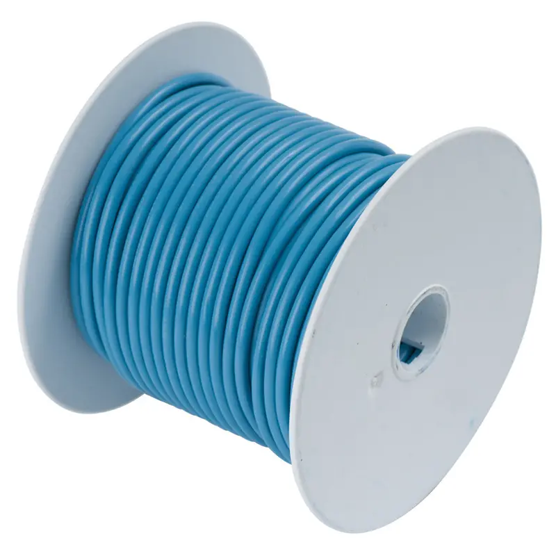 Ancor 14 Awg Tinned Copper Wire – Light Blue, 100 Ft Spool (103910) 1