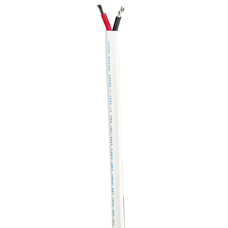 Ancor Flat 6/2 Duplex Marine Cable – Red & Black, 2×13Mm², Sold Per Foot [1207-Ft] 1