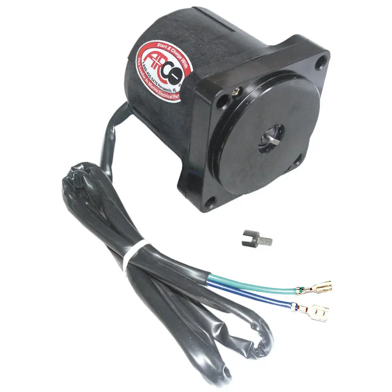 Arco Marine Johnson/Evinrude Tilt Trim Motor – 2-Wire, 4-Bolt Mount, Flat-Blade Output Shaft [6241] 1