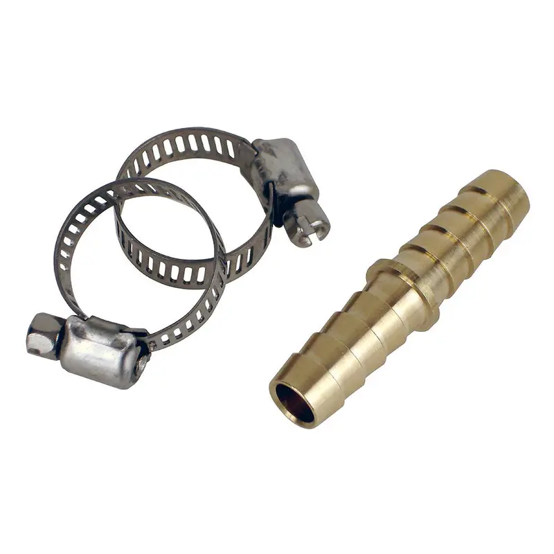 Attwood 3/8" In-Line Fuel Hose Mender Kit With Stainless Steel Clamps 1