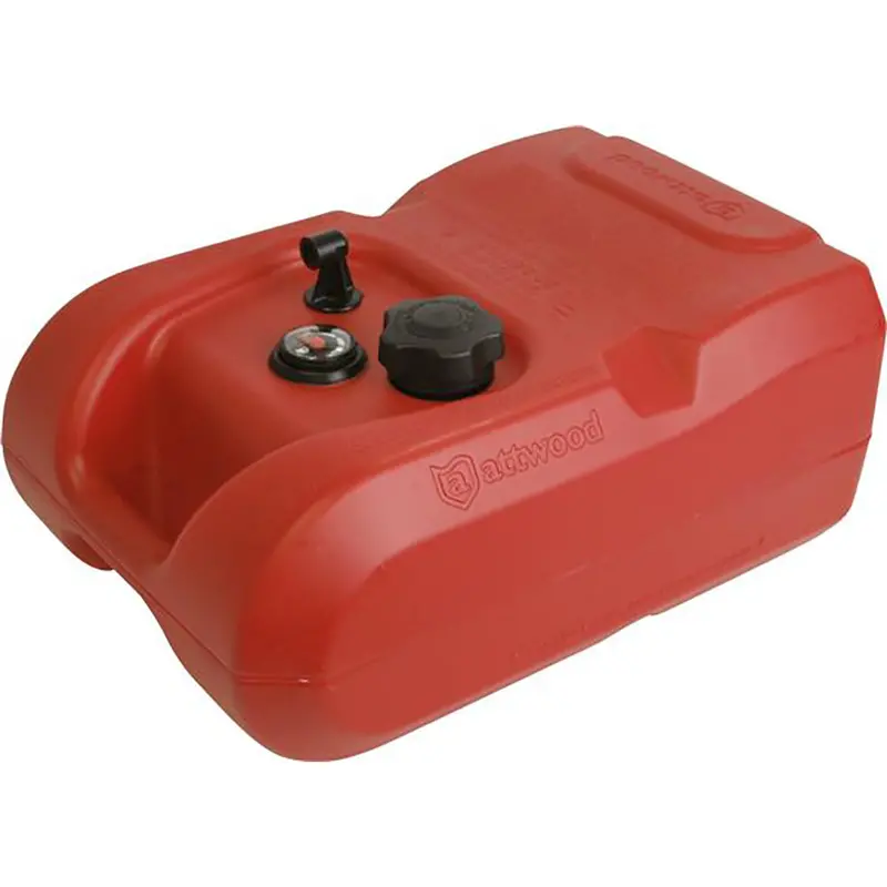 Attwood 6-Gallon Portable Fuel Tank With Built-In Fuel Gauge 1