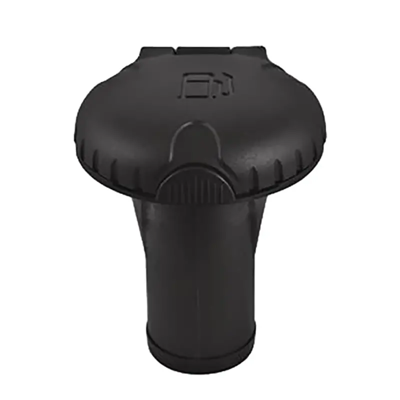 Attwood 99Dfpvsb1S Straight-Body Deck Fill With Scalloped Black Cap And Pressure Relief Valve 1