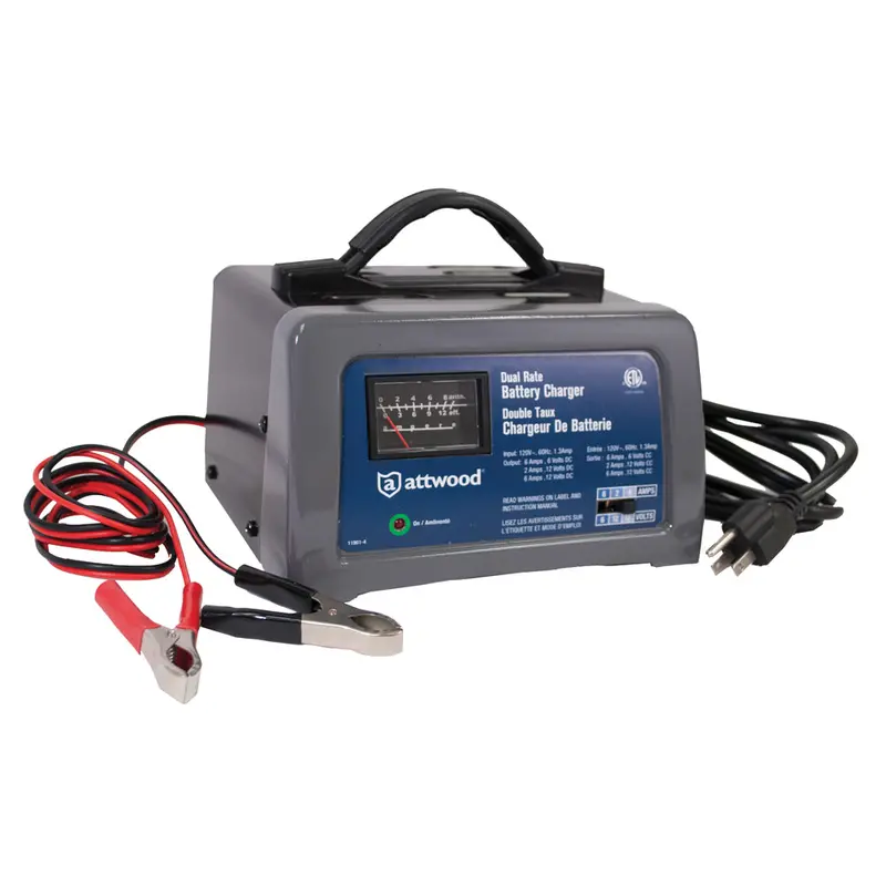 Attwood Dual-Purpose Marine & Automotive 12V Battery Charger 1