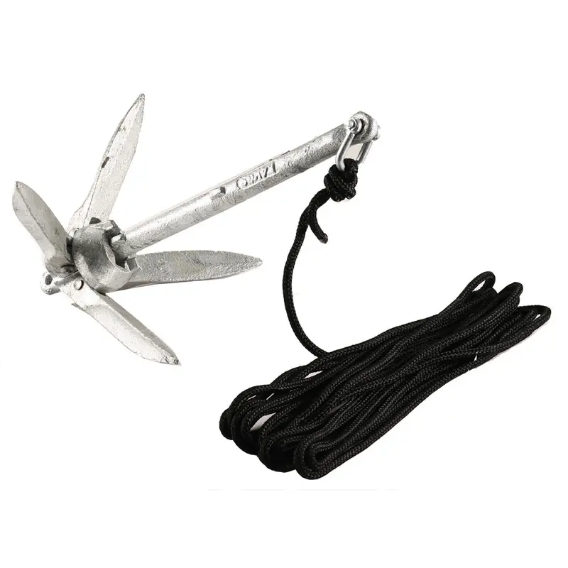 Attwood Kayak Grapnel Anchor Kit With Rope And Storage Bag (Model 11959-1) 1