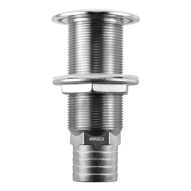 Attwood Stainless Steel Barbed Scupper Valve – 1-1/2-Inch Hose Connection – 66553-3 1