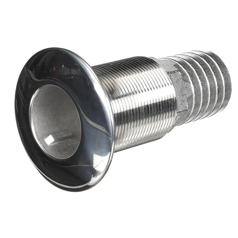 Attwood Stainless Steel Straight Thru-Hull Fitting – Barbed, 1-1/2-Inch Id – 66551-3 1