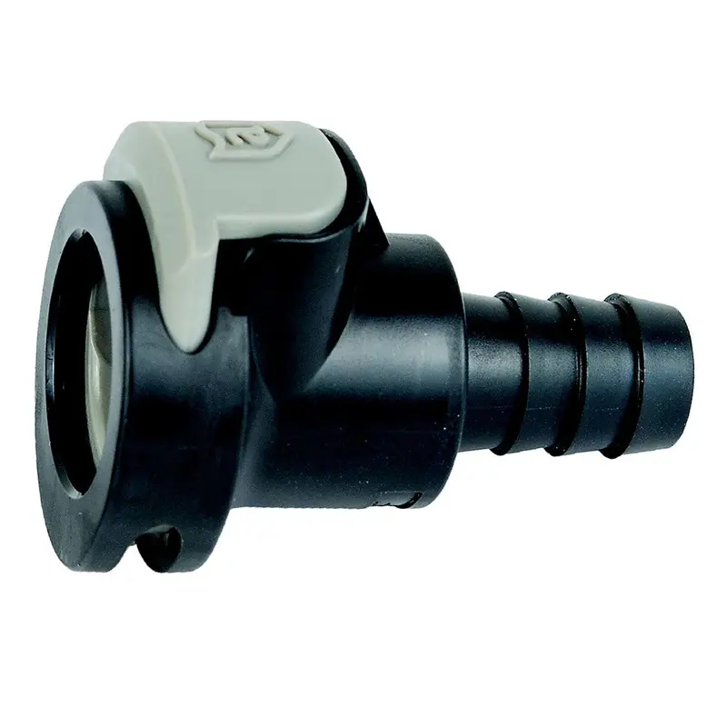 Attwood Universal Sprayless Fuel Hose Connector – Female End (5/16"–3/8") 1
