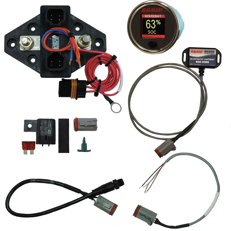 Balmar Sg230 Battery Monitor Kit — Nmea 2000 & Bluetooth Gateway, Color Display, 12–48V Compatible 1