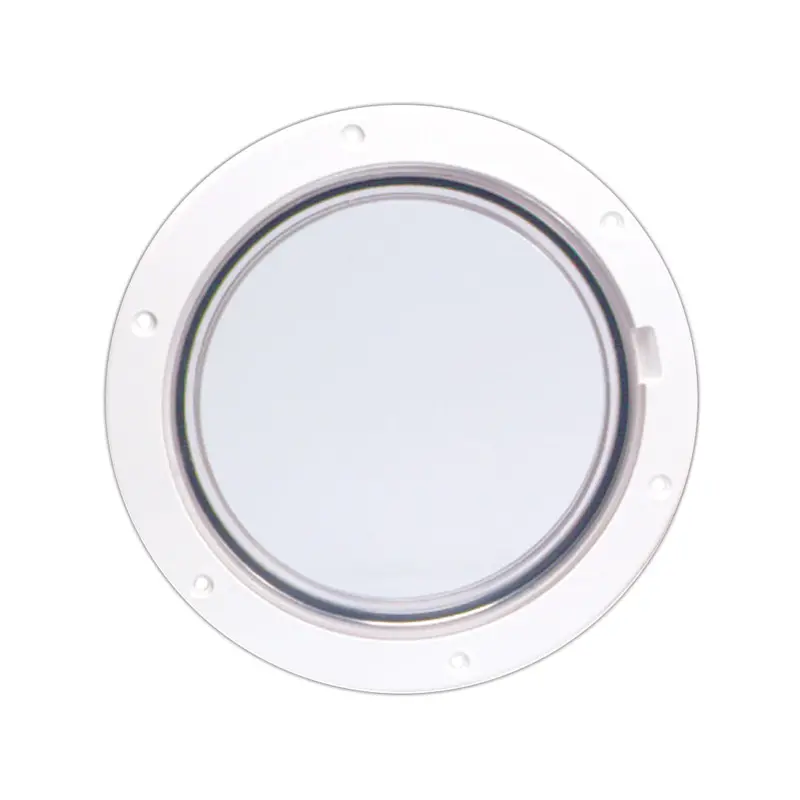 Beckson 6-Inch Clear-Center Pry-Out Deck Plate – White Anodized Aluminum (Model Dp61-W-C) 1