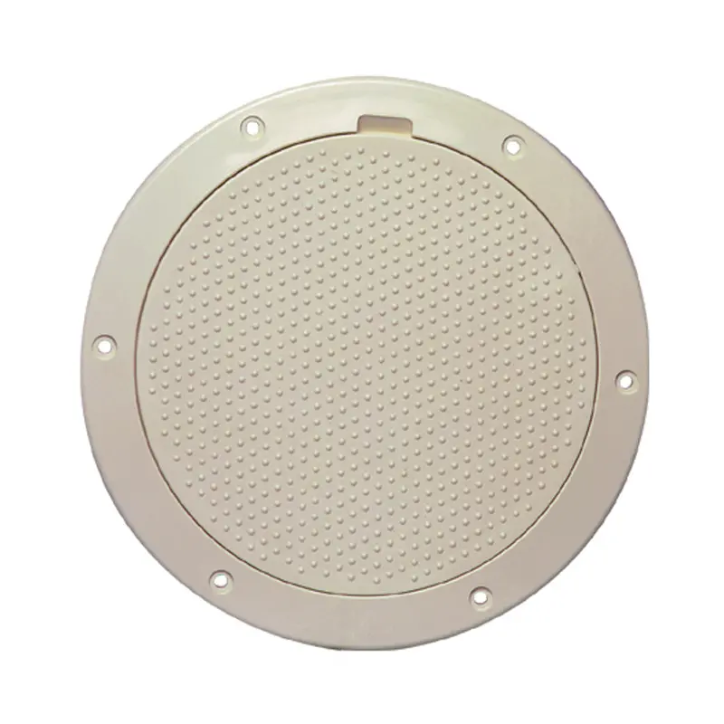 Beckson 6-Inch Non-Slip Pry-Out Deck Plate In Beige (Model Dp63-N) 1