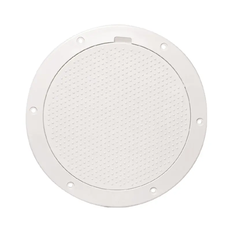 Beckson 6-Inch Non-Slip Pry-Out Deck Plate In White (Model Dp63-W) 1
