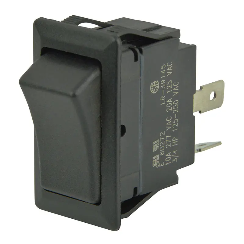 Bep 1001709 Sealed Spst Rocker Switch – Dual-Voltage (12V/24V), Momentary On, (On)/Off 1