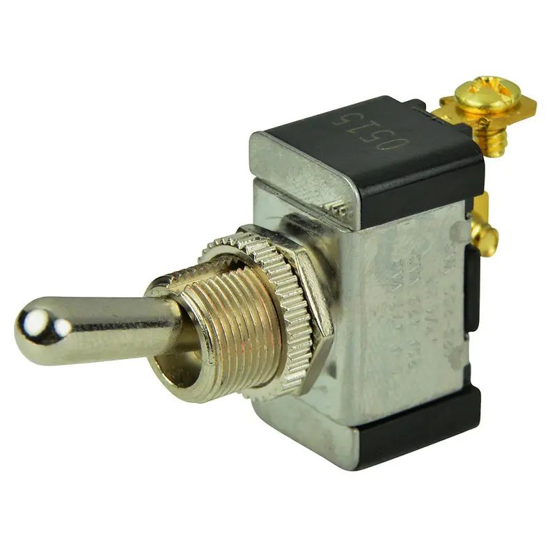 Bep Chrome Spst Toggle Switch – Momentary On, Off/On Configuration [1002002] 1