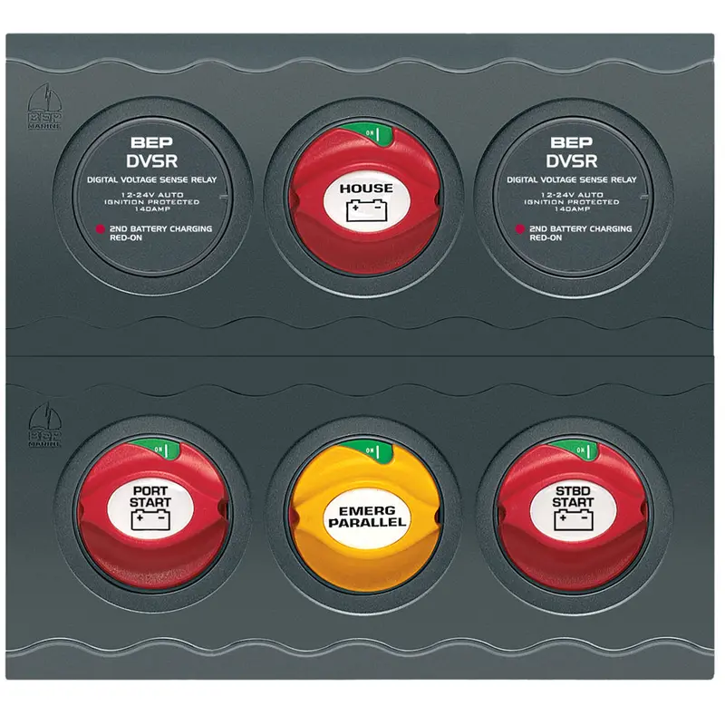 Bep Contour Connect Battery Management Panel – Twin-Engine Setup With Dual Vsr Integration 1