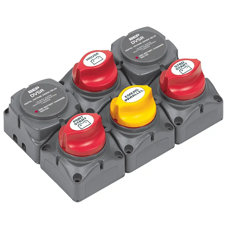 Bep Twin-Outboard Power Distribution System – Manages Three Battery Banks On Dual-Engine Vessels 1