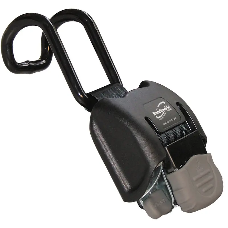 Boatbuckle G2 Retractable Gunwale Tie-Down Kit – 2-Inch To 38-Inch Adjustable, Stainless Steel Pair [F14221] 1