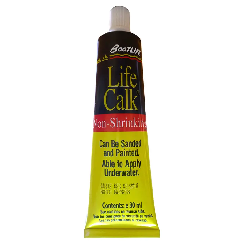 Boatlife Life-Calk Non-Shrinking Marine Sealant – 2.8 Fl. Oz. Tube, White 1