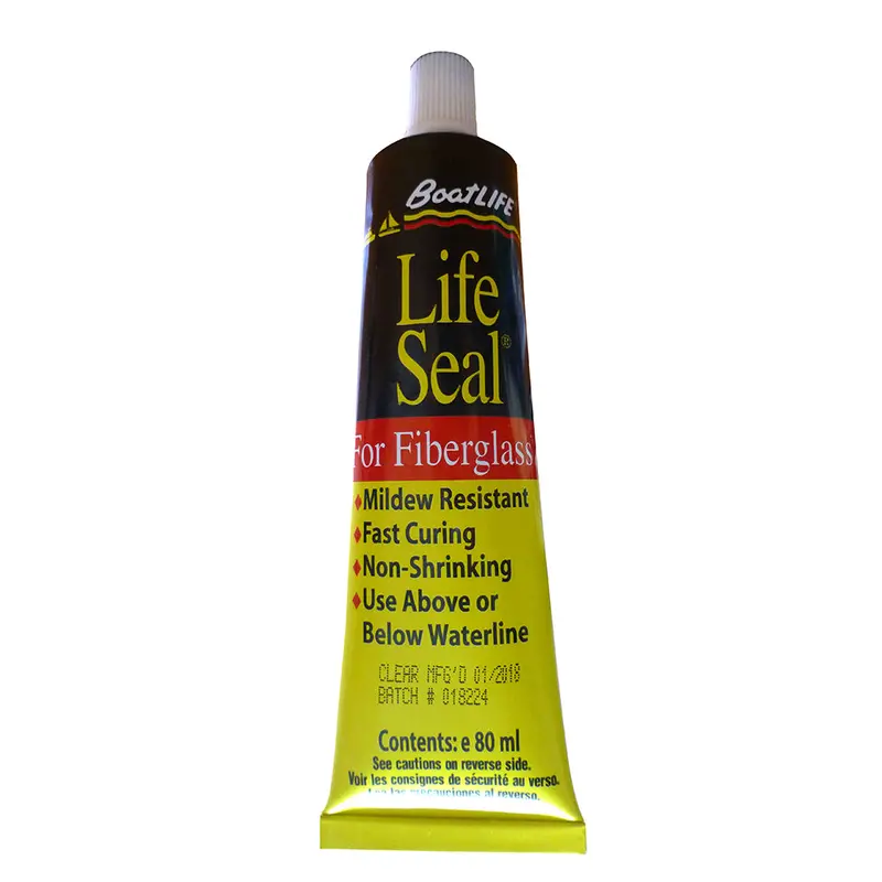 Boatlife Lifeseal White Sealant Tube – 2.8 Fl. Oz Flexible Marine Adhesive 1