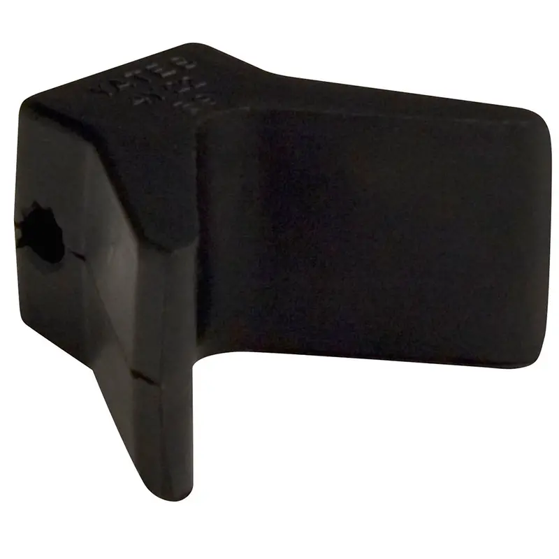 C.E. Smith 2" X 2" Black Natural Rubber Bow Y-Stop (Model 29552) 1