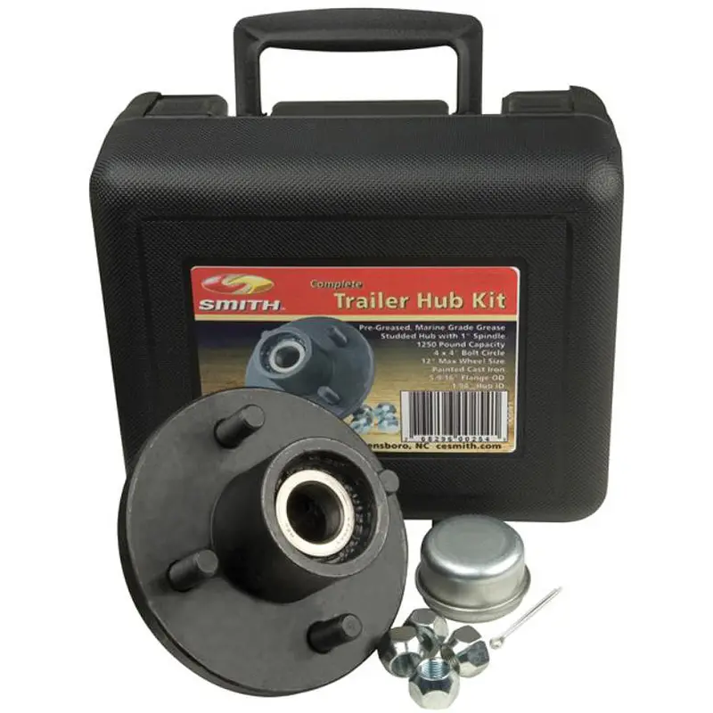 C.E. Smith Trailer Hub Kit – 1-1/16-Inch Stud, 4 On 4-Inch Bolt Pattern [13109] 1