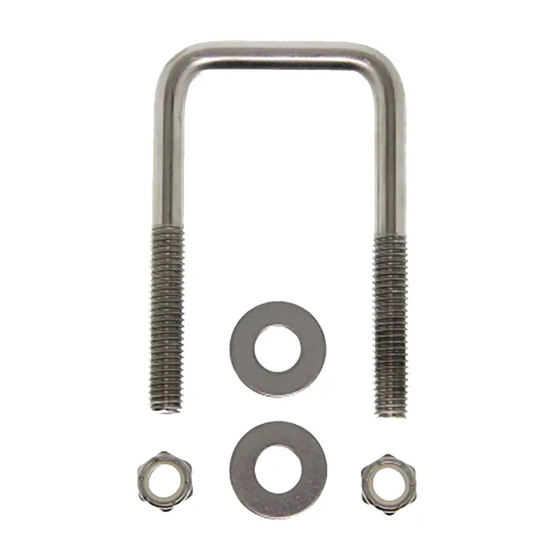 C.E. Smith Zinc-Plated Square U-Bolt – 7/16"-14 X 3-1/8" X 3", Includes Washers & Nuts [15252A] 1