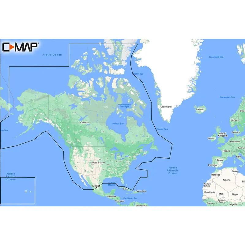 C-Map Discover North America Full-Region Electronic Chart (Model M-Na-Y200-Ms) 1