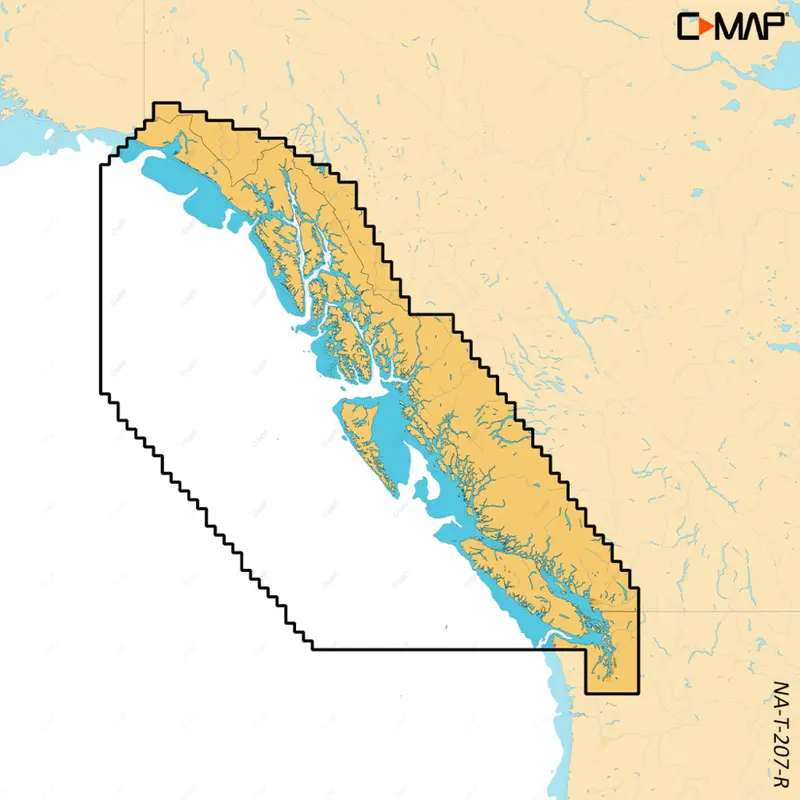 C-Map Reveal X Chartplotter Data – British Columbia & Puget Sound [M-Na-T-207-R-Ms] 1