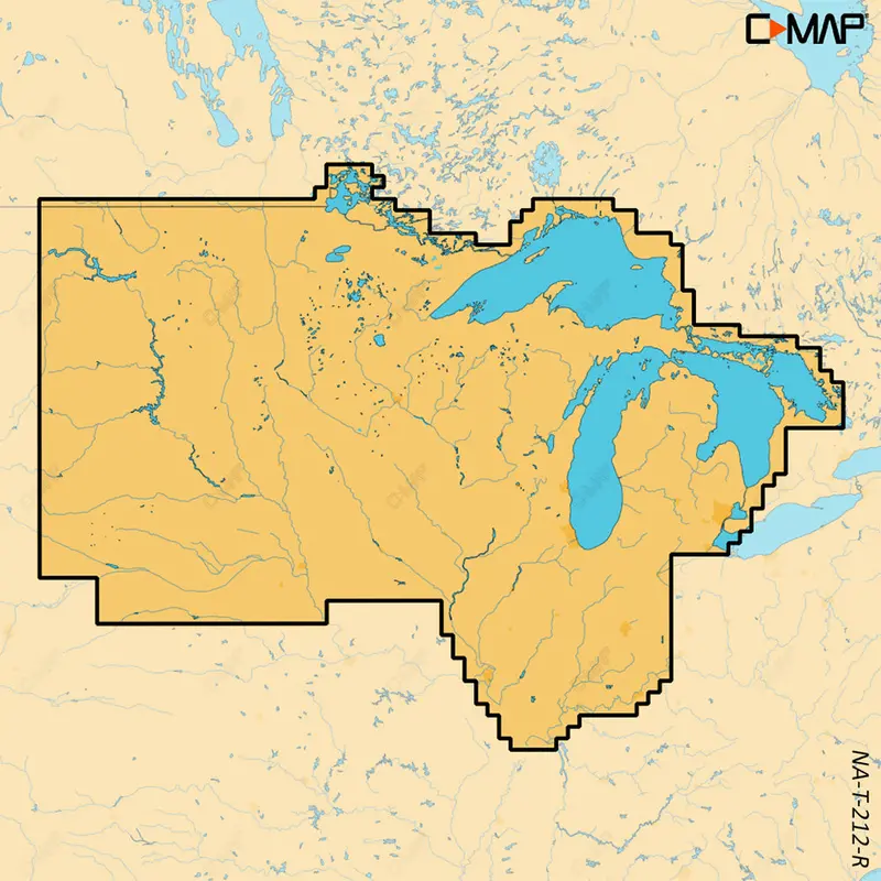 C-Map Reveal X Hd Lake Mapping – U.S. North Central Regions [M-Na-T-212-R-Ms] 1