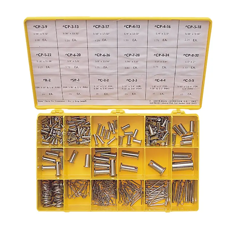 C. Sherman Johnson Cotter Pin, Ring, And Clevis Pin Assembly Kit – Model 37-503 1