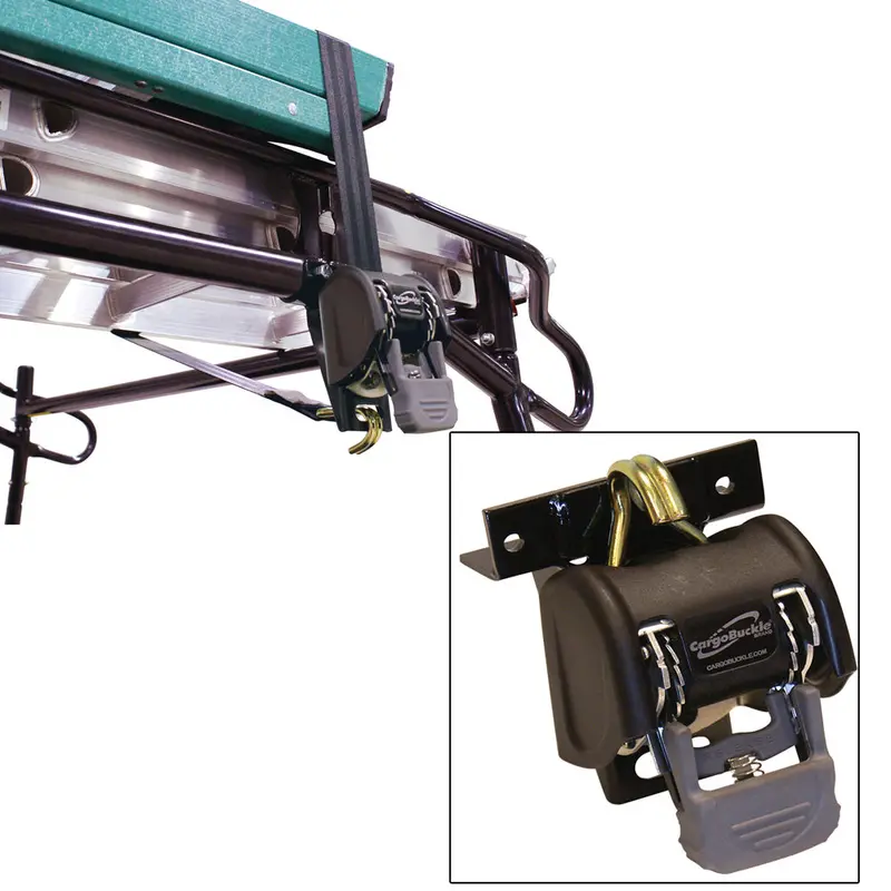 Cargobuckle 7-Foot Ladder Rack System – 1.25-Inch Square Aluminum Pair [F18816] 1