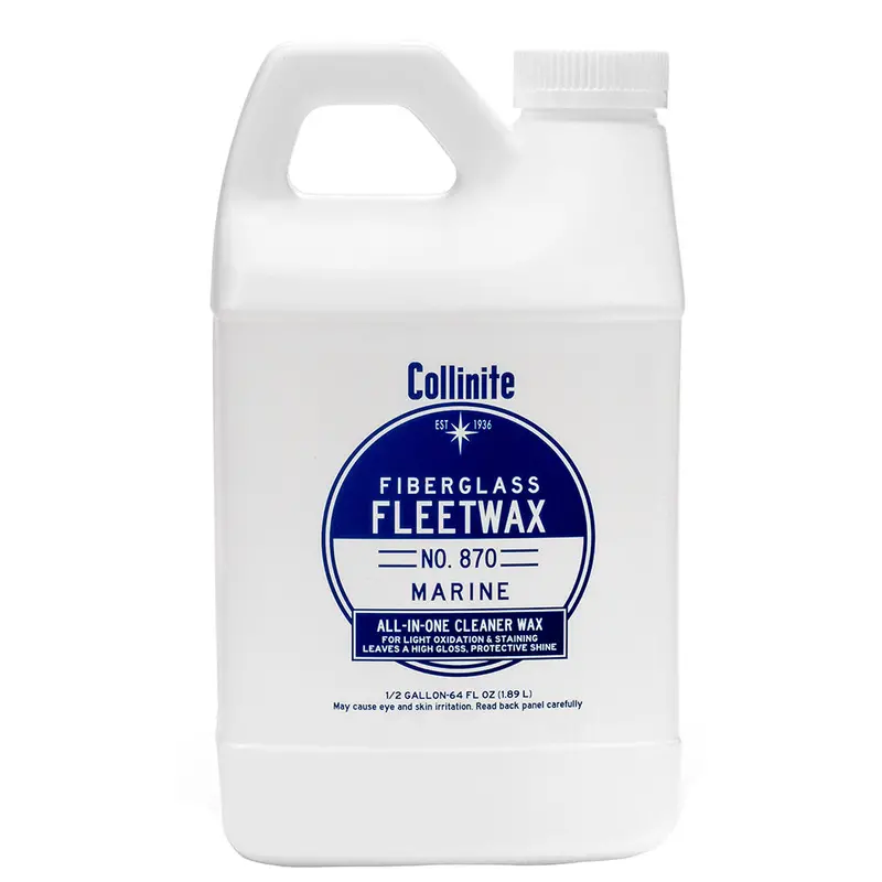 Collinite 870 Marine Fleetwax – High-Gloss Fiberglass Protection, 64 Oz (870-64Oz) 1
