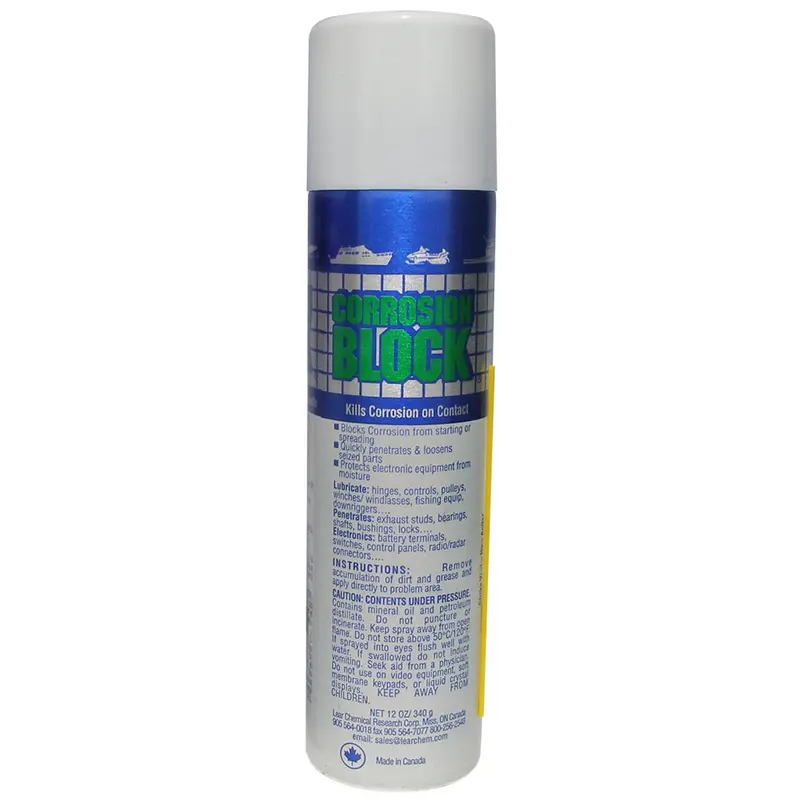 Corrosion Block Liquid Rust Inhibitor – 12 Oz Aerosol Can, Safe & Non-Hazardous 1