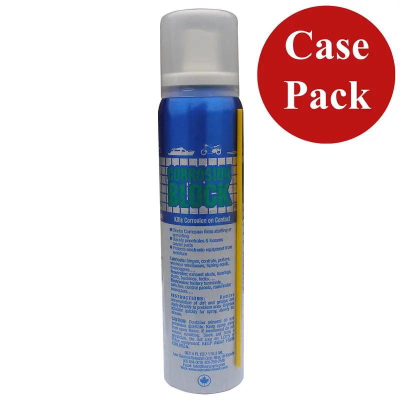 Corrosion Block Liquid Spray – 4 Oz Non-Hazardous Pump Bottle (Case Of 24) [20002Case] 1