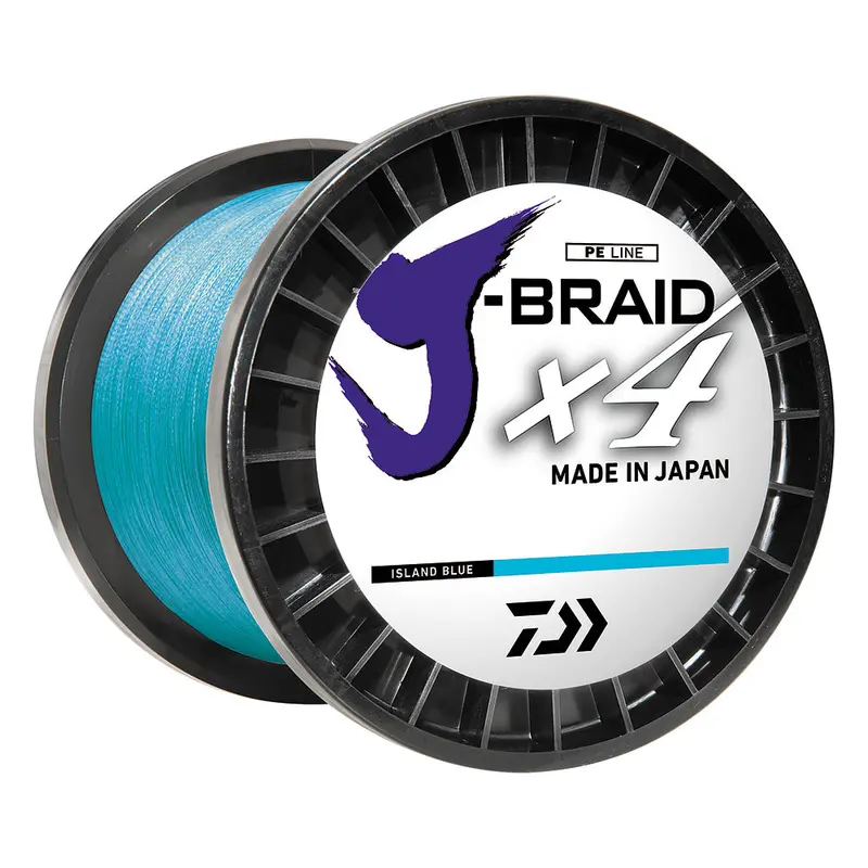 Daiwa J-Braid X4 30-Lb Braided Fishing Line – 300-Yard Spool, Island Blue 1