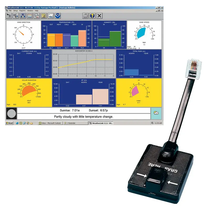 Davis Weatherlink Software For Windows With Serial Port Support (Vantage Vue/Pro2) 1