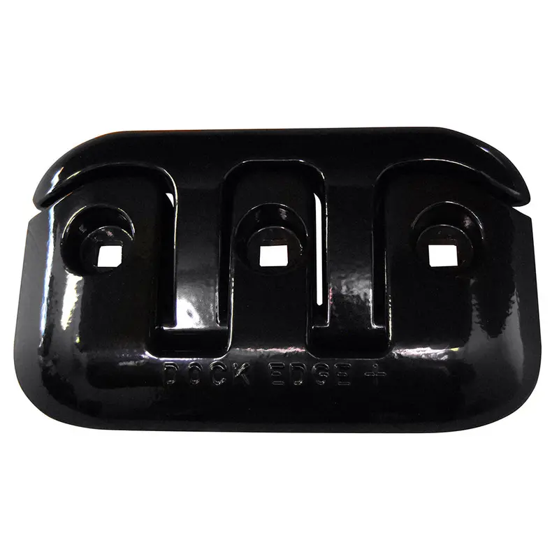 Dock Edge 8-Inch Black Flip-Up Dock Cleat 1