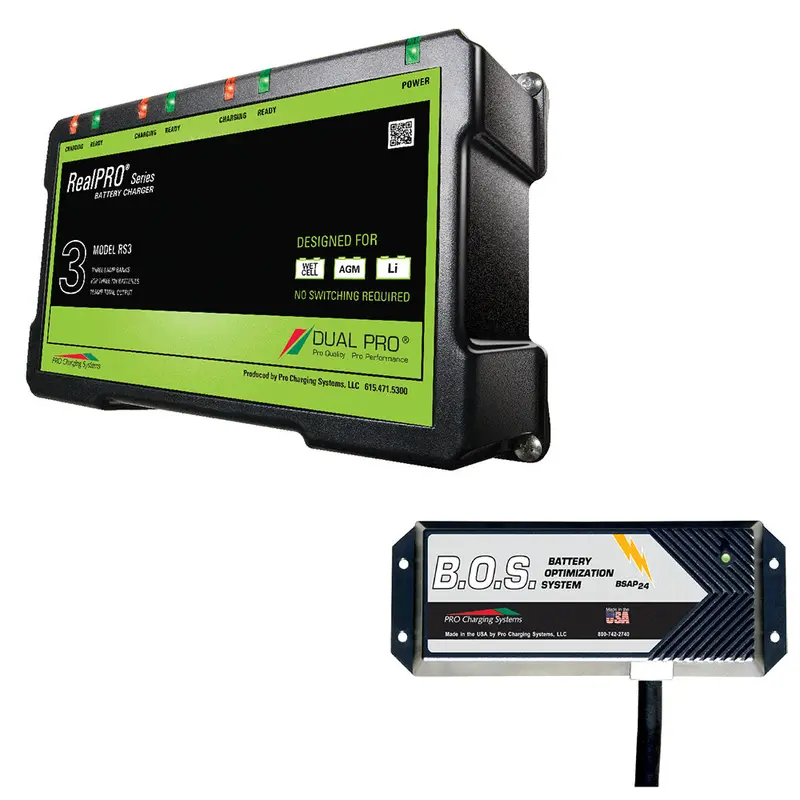 Dual Pro Rs3 Manual 3-Bank 12V Marine Battery Charger With Dual-Bank Boost-On-Start 1