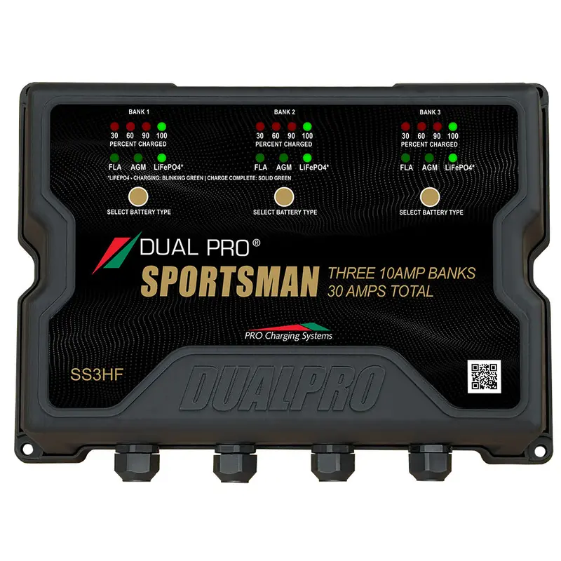 Dual Pro Sportsman Hf Marine Battery Charger – 30A Triple-Bank Model Ss3Hf 1
