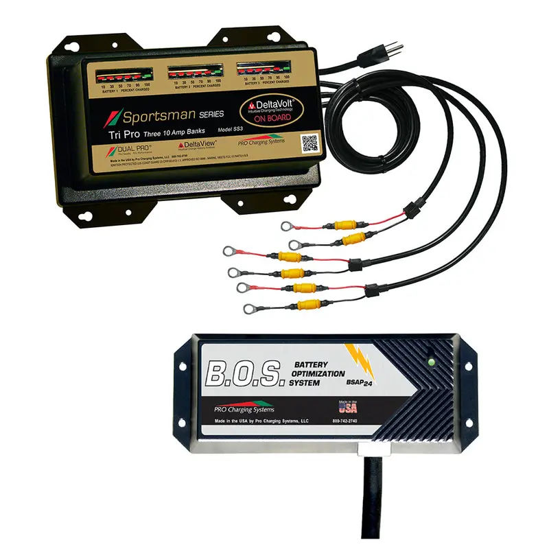 Dual Pro Ss3 Manual 3-Bank 12V Marine Battery Charger With Triple-Bank Boost-On-Start 1