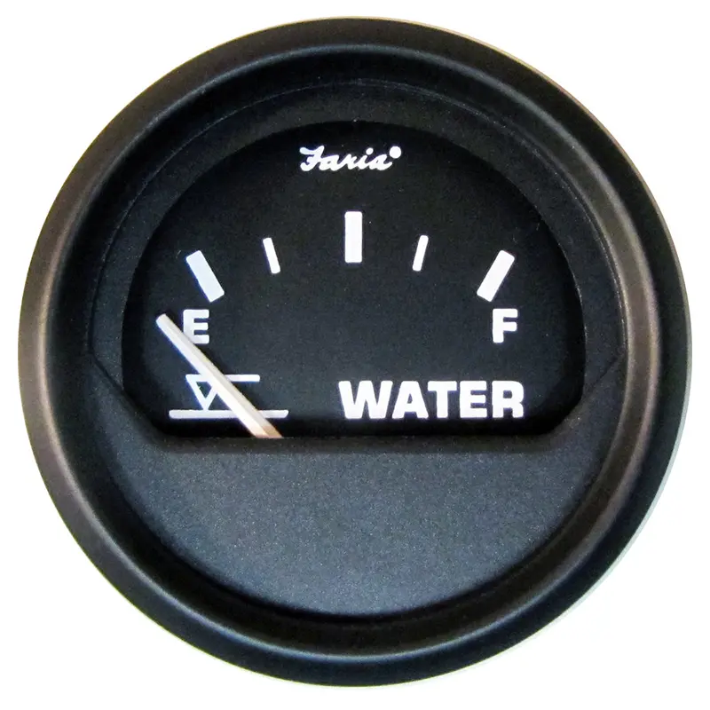 Faria Euro Black 2-Inch Potable Water Tank Level Indicator [12830] 1
