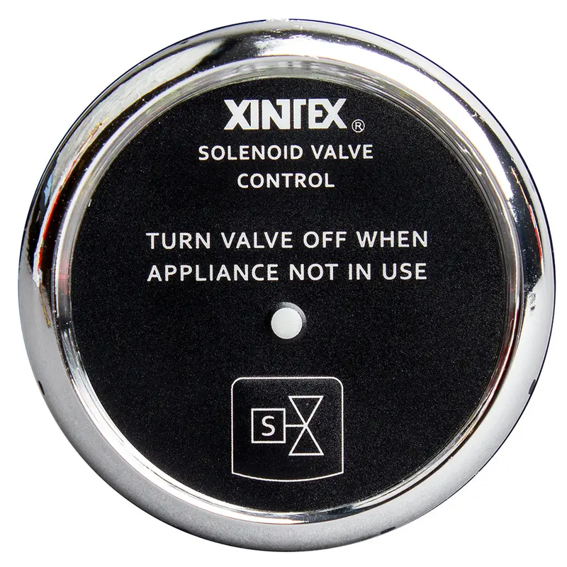 Fireboy-Xintex Propane Solenoid Control Valve – Chrome Bezel Display [C-1C-R] 1